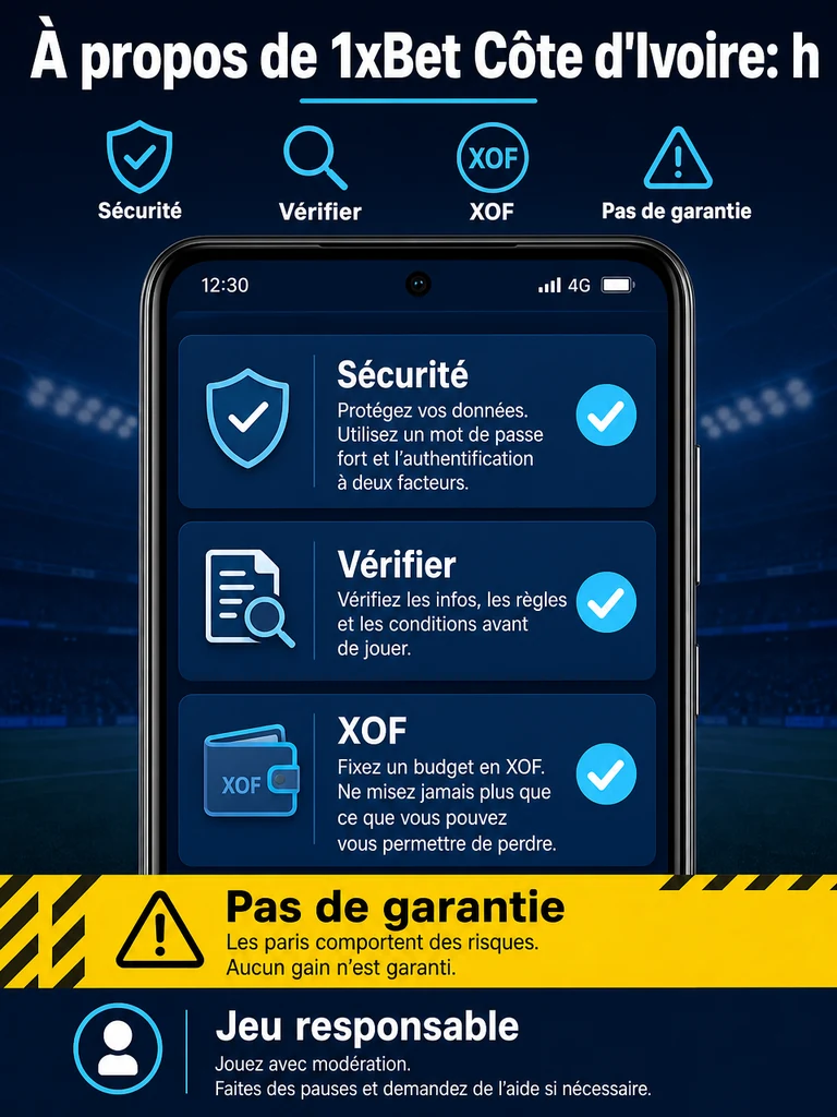 À propos de 1xBet Côte d’Ivoire: histoire et avis