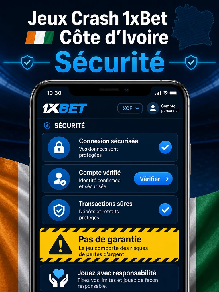 Jeux Crash 1xBet Côte d’Ivoire: règles et liste