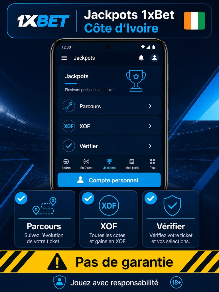 Jackpots 1xBet Côte d’Ivoire: slots progressifs