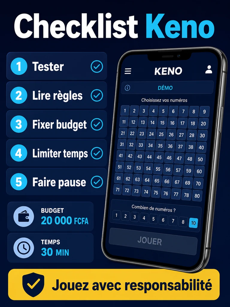 Keno 1xBet Côte d’Ivoire: règles et pronostics