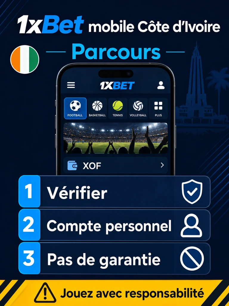 1xBet mobile: site sans téléchargement