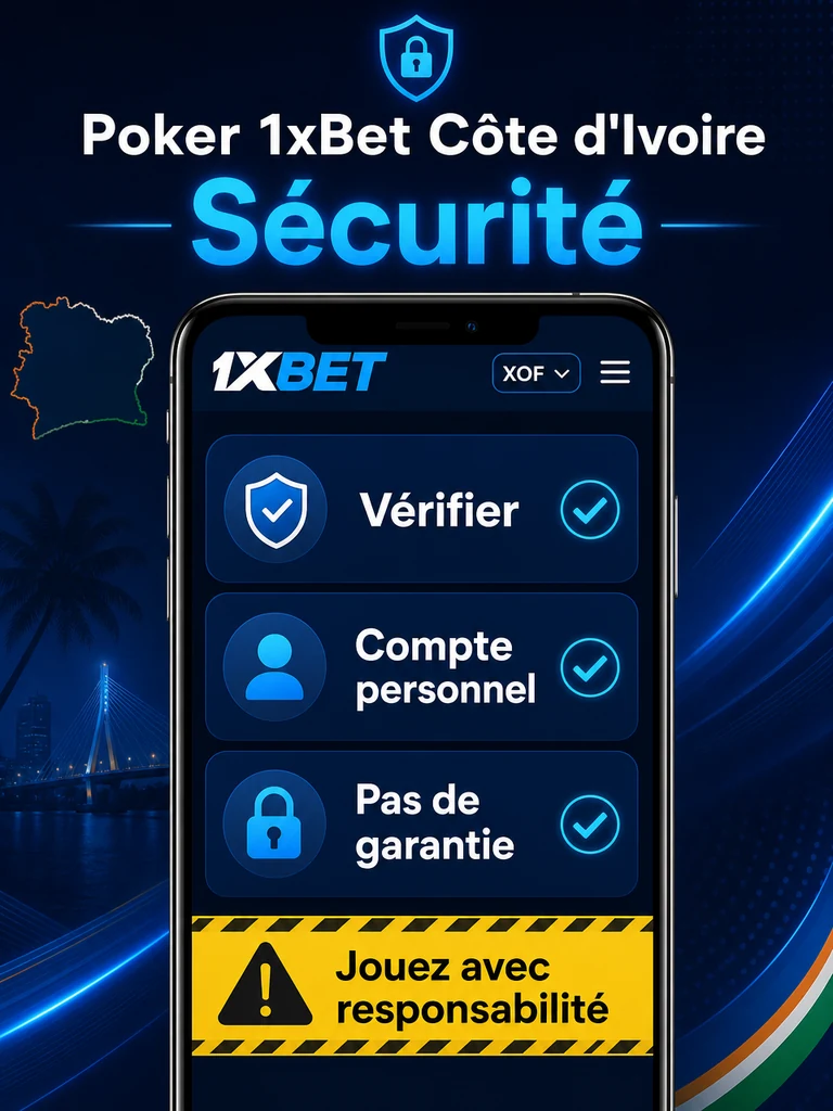 Poker 1xBet Côte d’Ivoire: jeux et tables